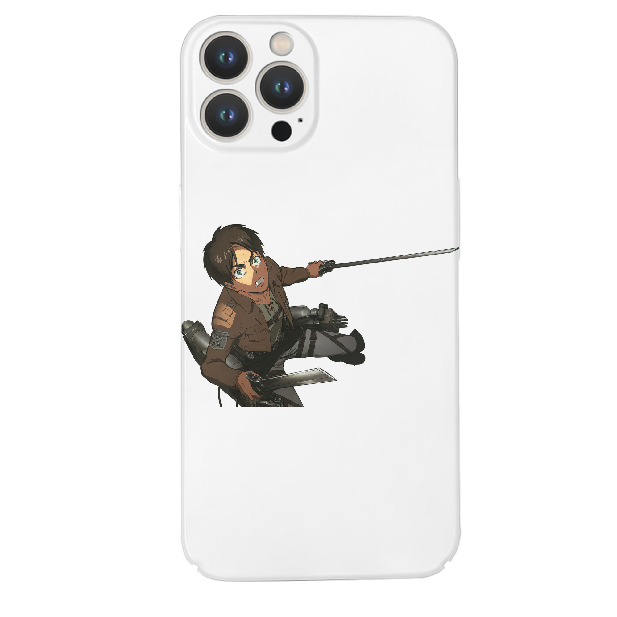 （画像用） 進撃の巨人 エレン･イェーガー Attack on Titan Eren Jäger 【iPhone 14シリーズ対応】ハードケース